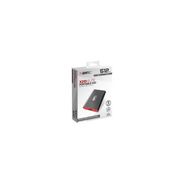 EMTEC X210 ELITE Portable SSD 512GB 3.2 Gen2 Retail ECSSD512GX210