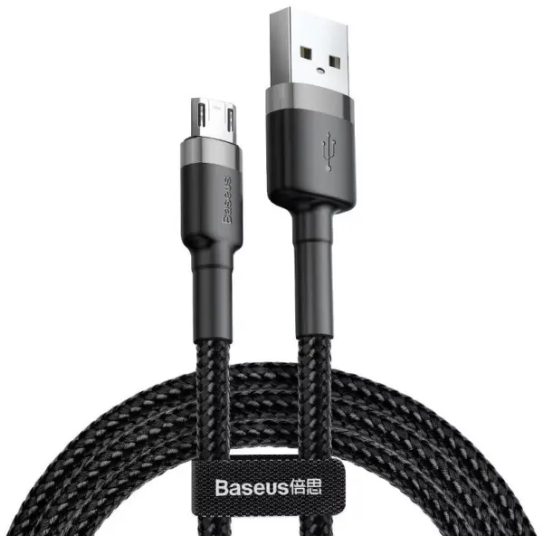 Baseus cable Cafule USB - microUSB 2,0 m 1,5A gray-black