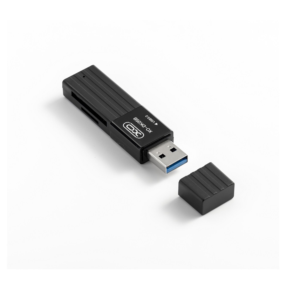 Lecteur de cartes XO 2 en 1 DK05B USB 3.0 noir