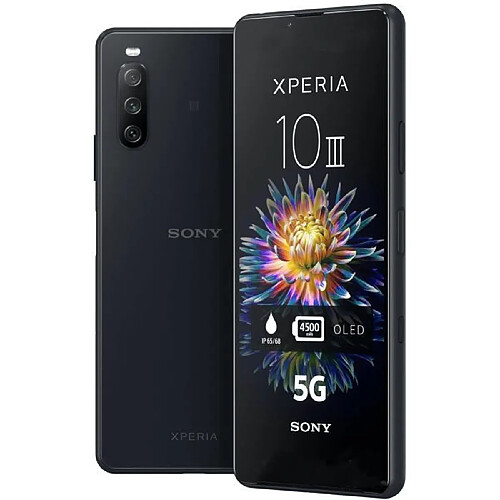 SON10IIIB-F284974] Sony Xperia 10 III/Grade B-/XQ-BT52/2021/6GB/128GB/5G/2 SIM/6"/Noir imei 354287795535769